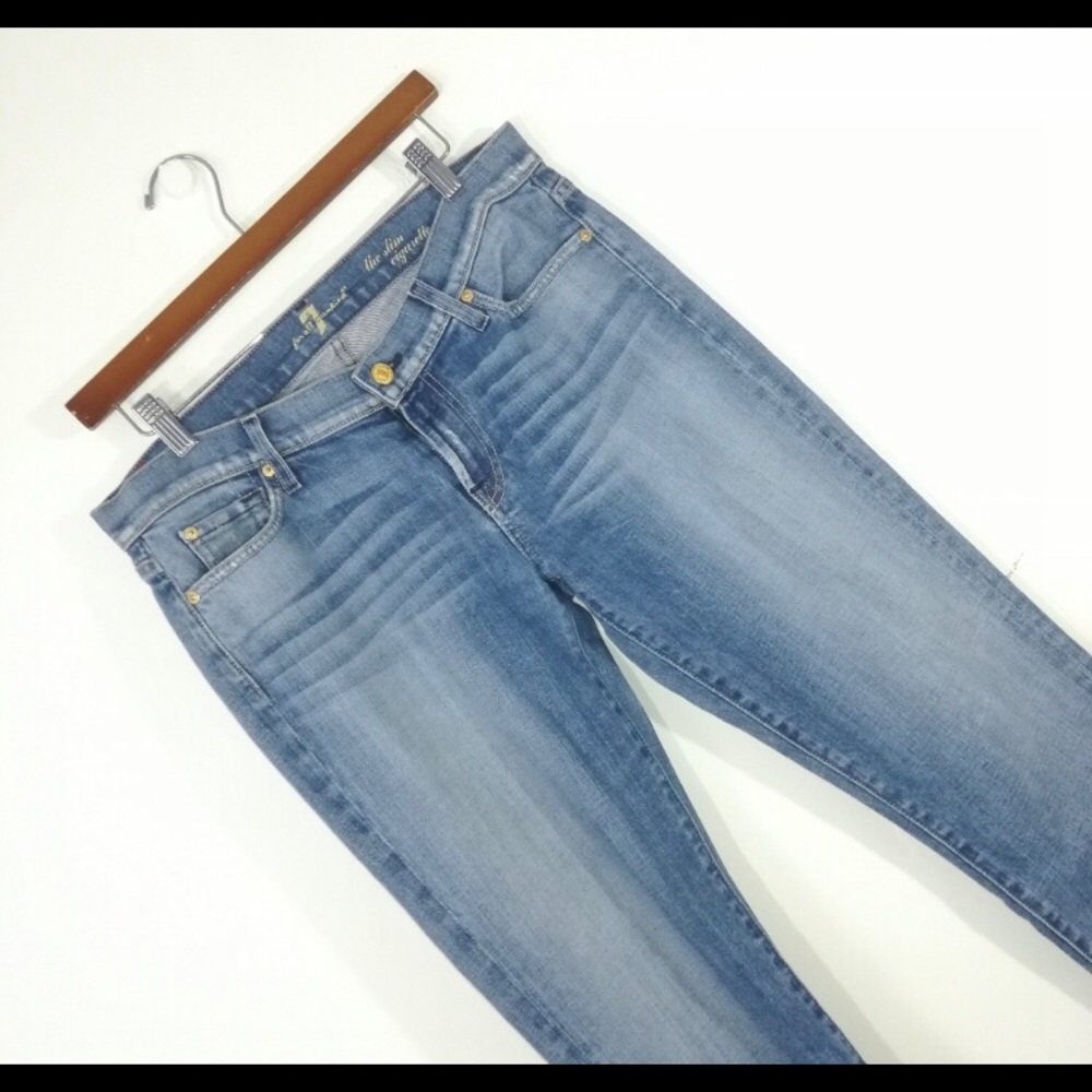 7 For All Mankind slim cigarette jeans - size 30